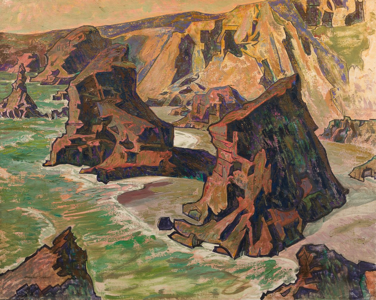 Kynance Cove door R. Borlase Smart