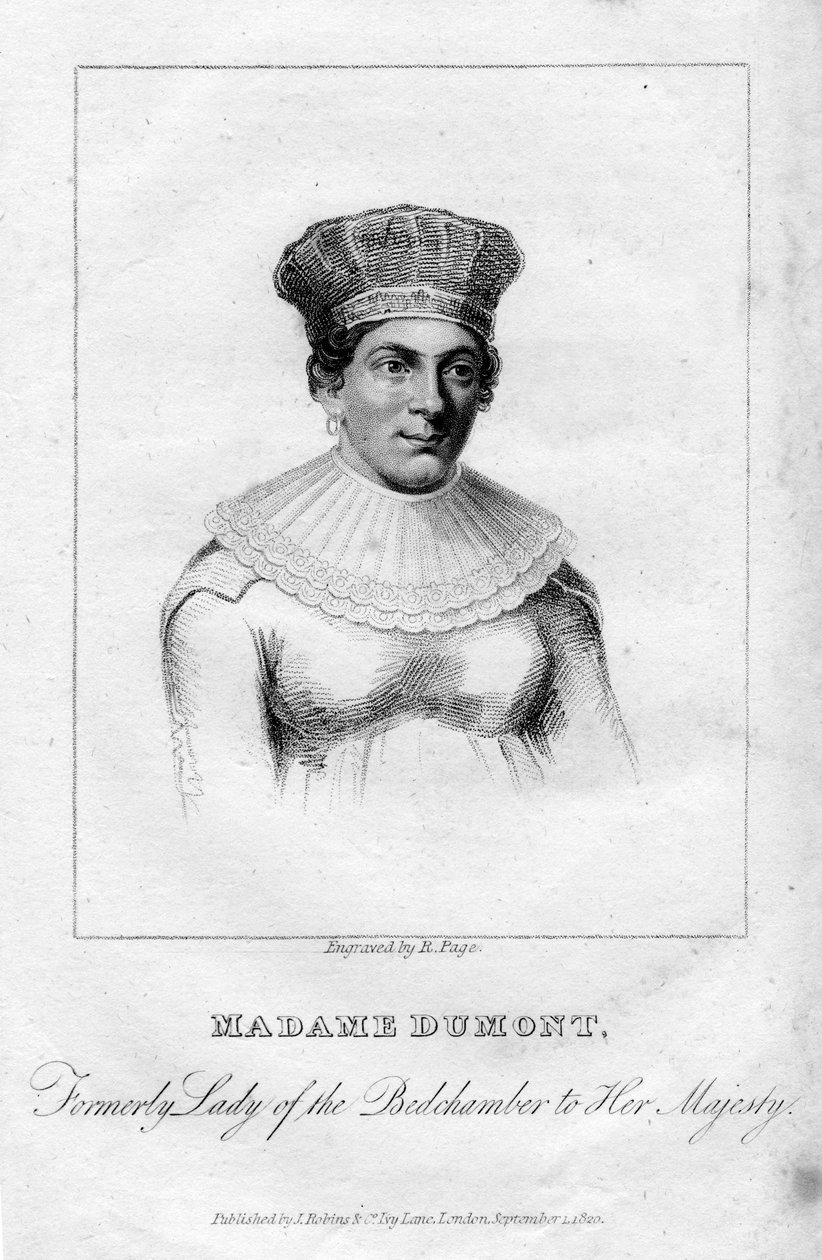 Madame Dumont, 19e eeuw door R. Page