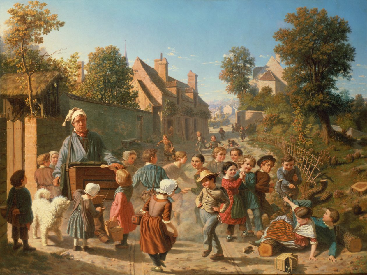 De Blinde Orgelspeler door R. Zink
