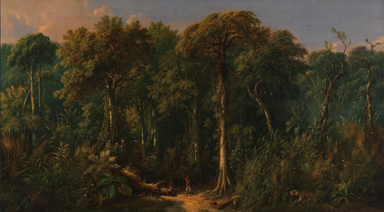 Javaanse jungle door Raden Saleh