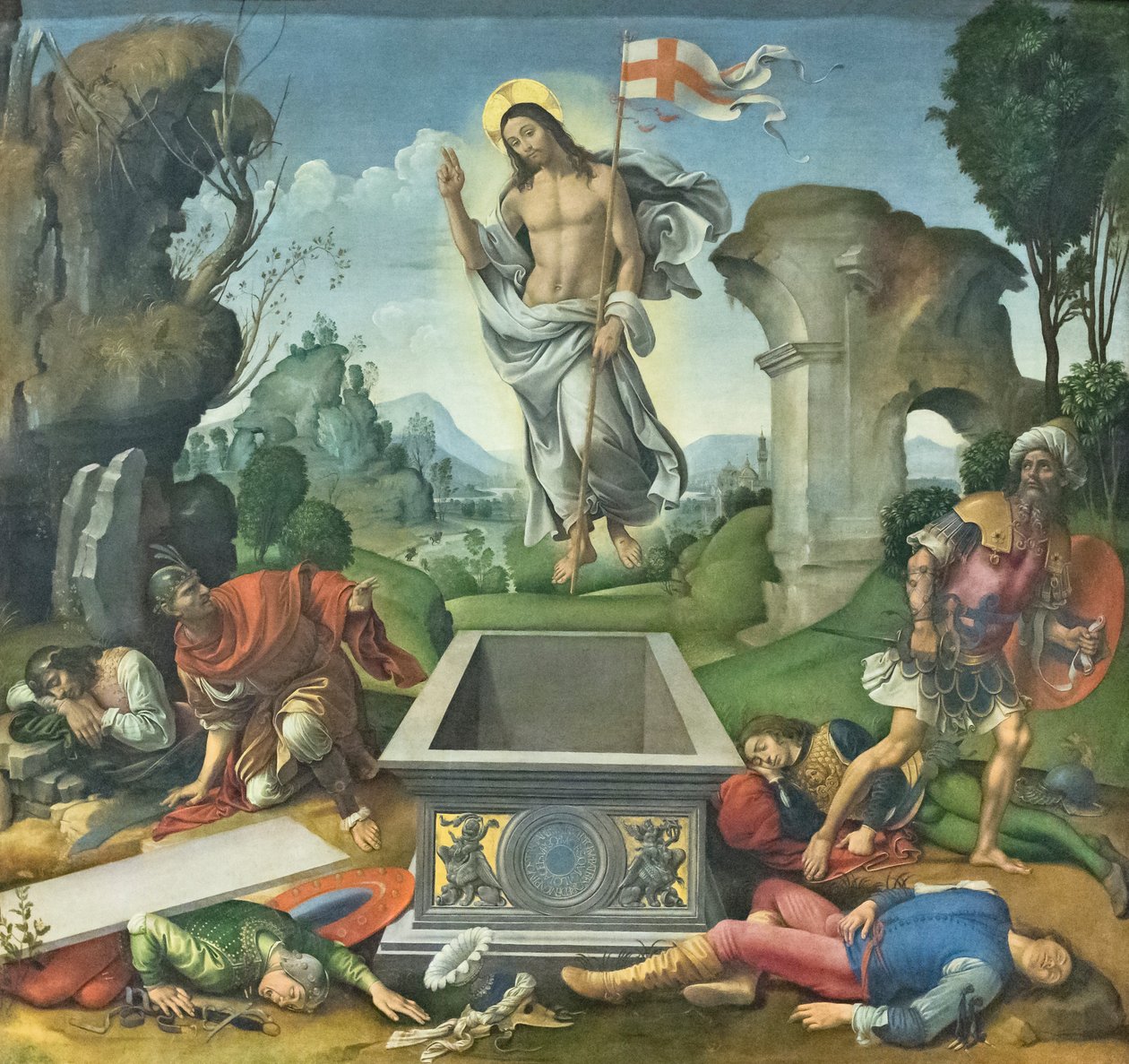 Opstanding van Christus door Raffaellino del Garbo