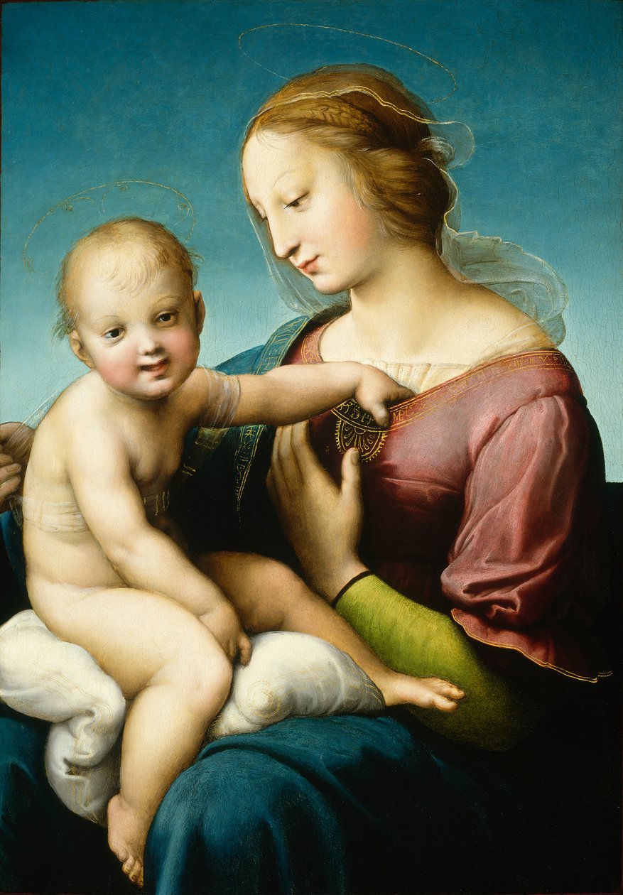 Grande Madonna Cowper door Raffaello Sanzio Raphael