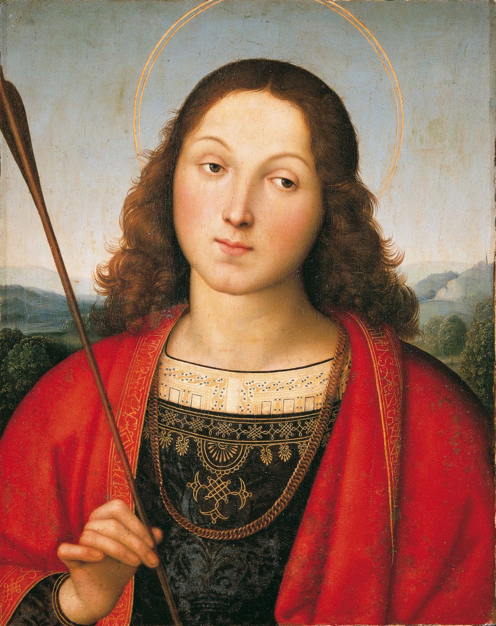 Heilige Sebastian door Raffaello Sanzio Raphael