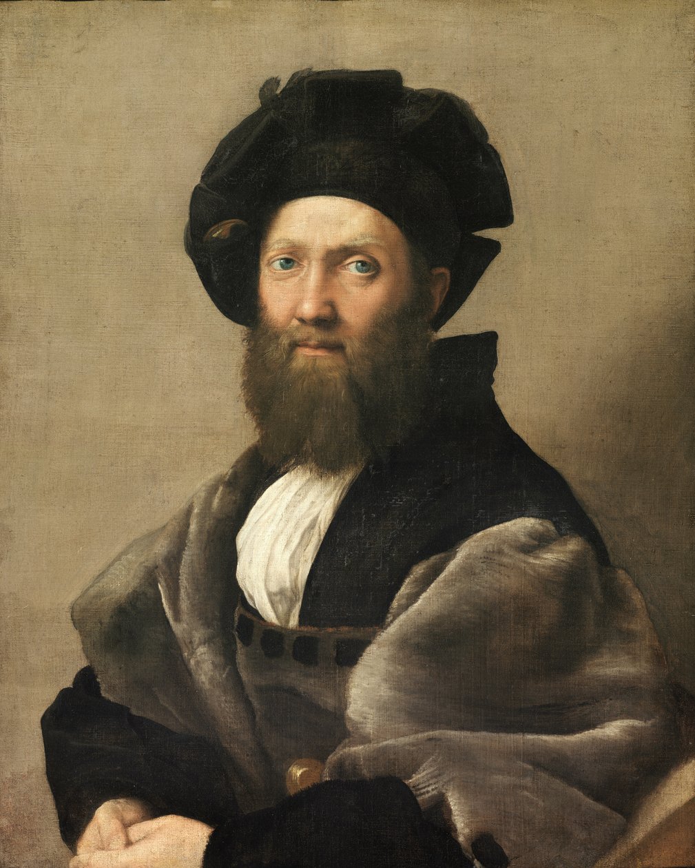 Portret van Baldassare Castiglione door Raffaello Sanzio Raphael
