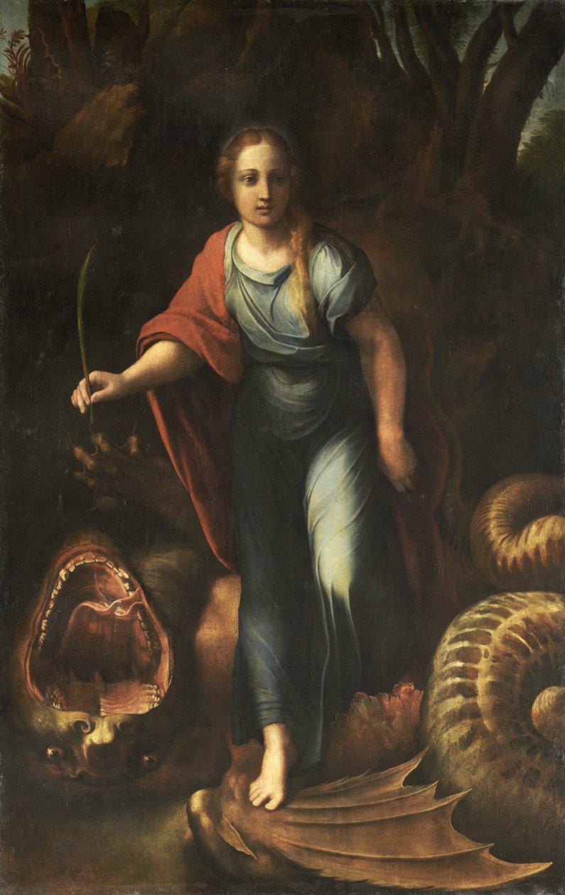 Heilige Margaretha door Raffaello Sanzio Raphael