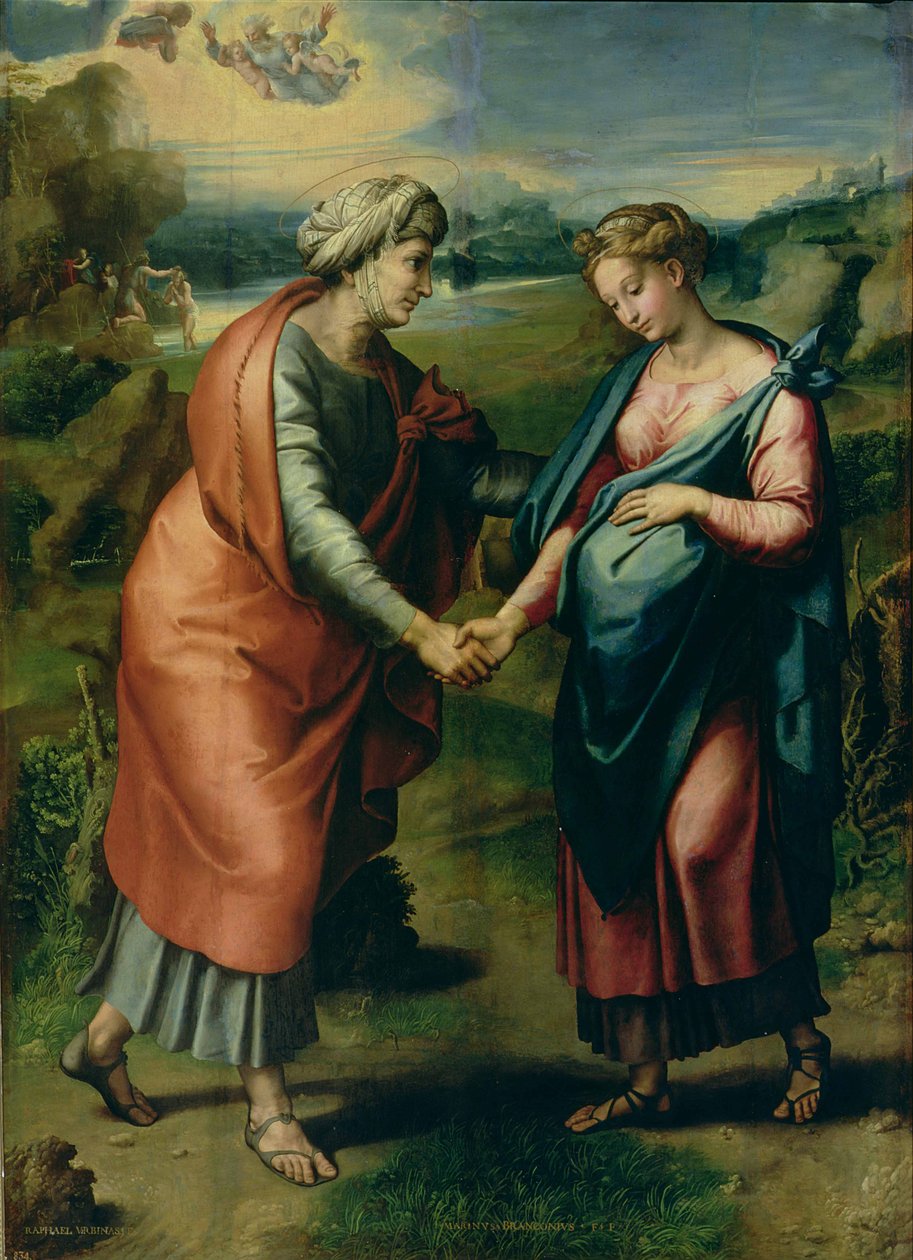 De visitatie door Raffaello Sanzio Raphael