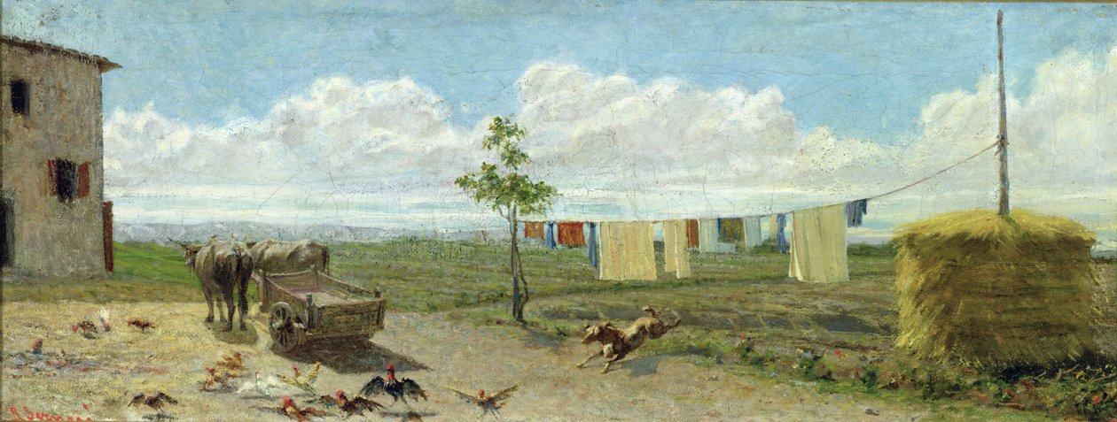 De Boerderij door Raffaello Sernesi