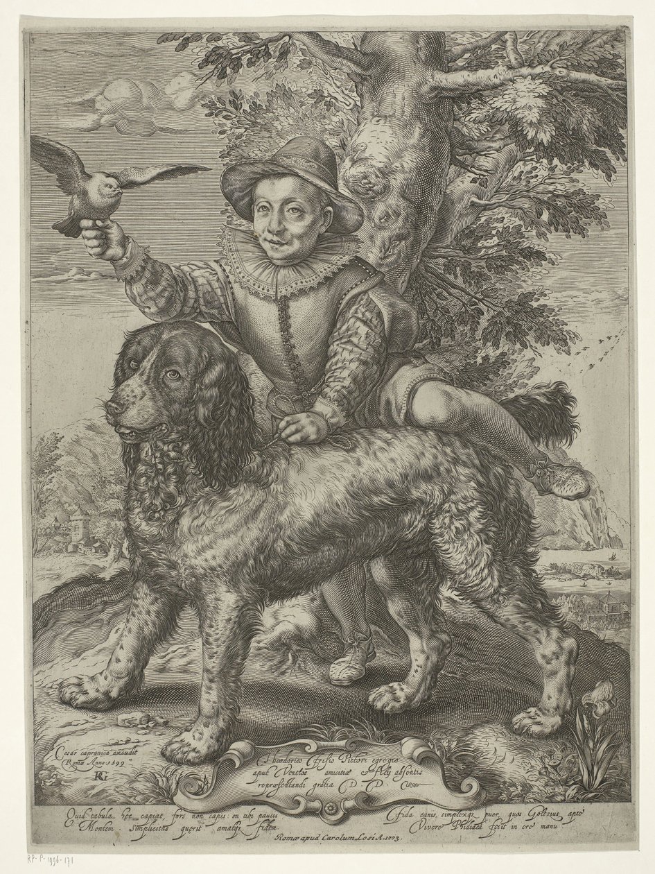 Portret van Frederik de Vries door Raffaello Guidi