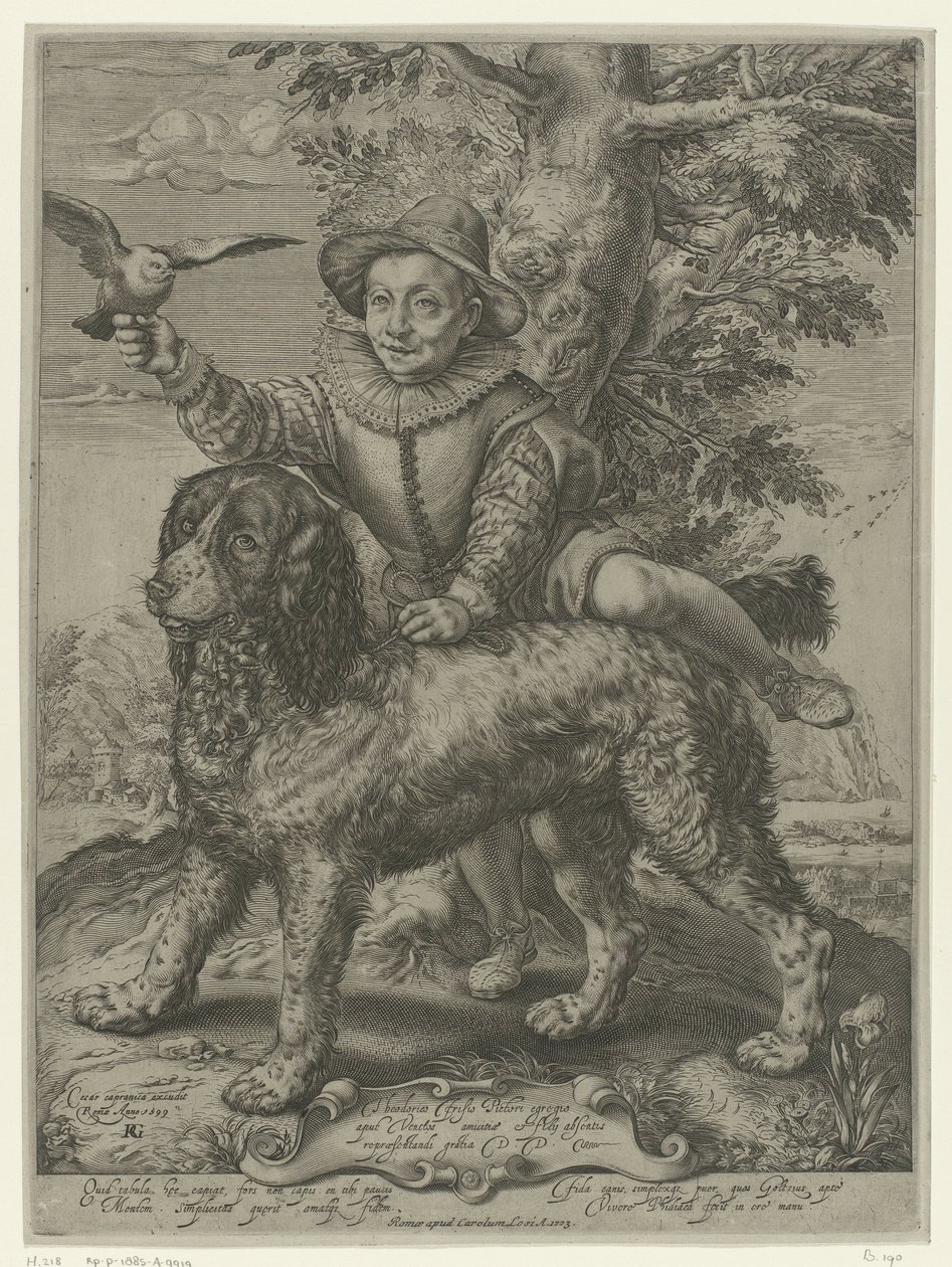 Portret van Frederik de Vries door Raffaello Guidi