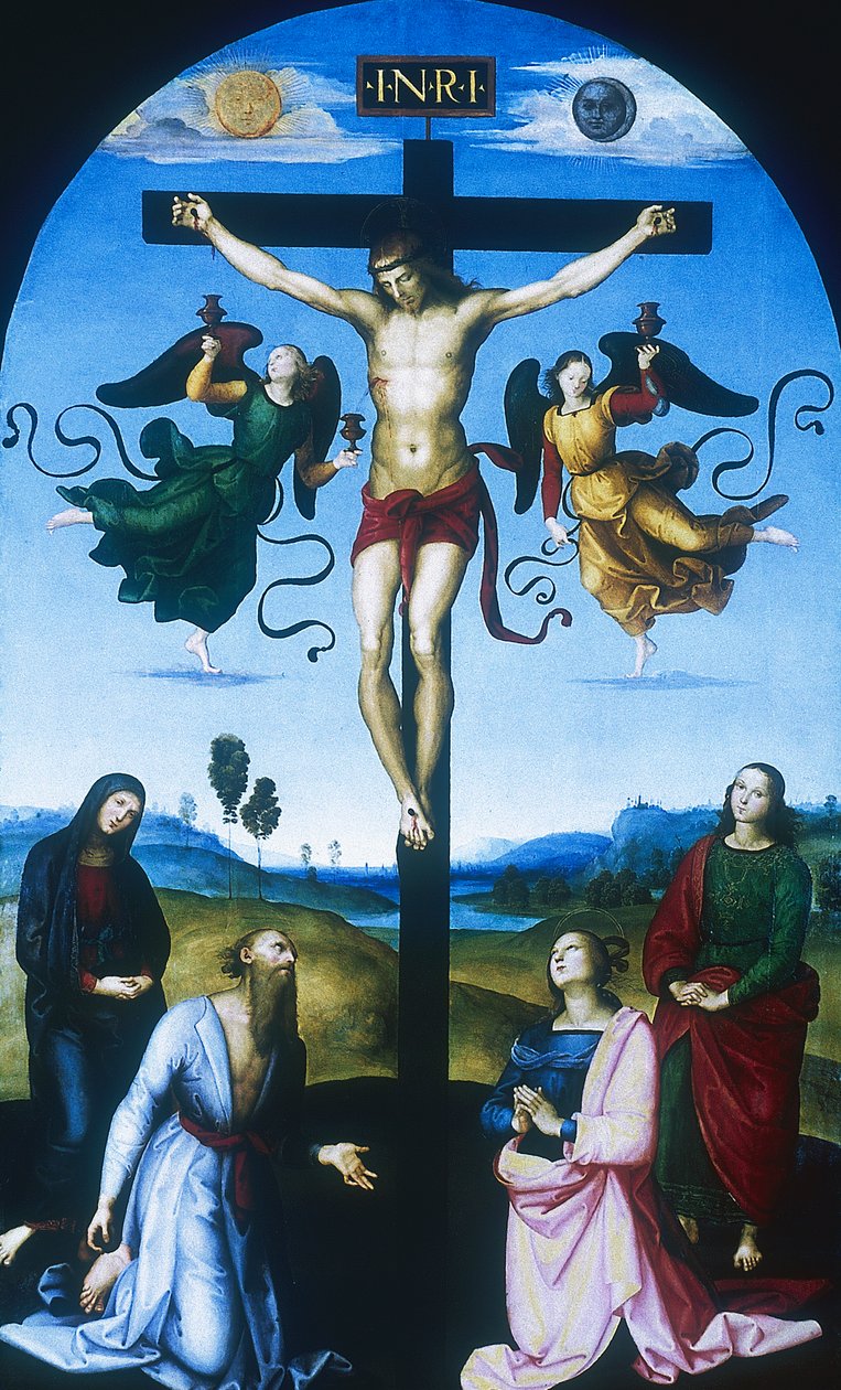 Mond Kruisiging, c1530 door Raffaello Sanzio Raphael