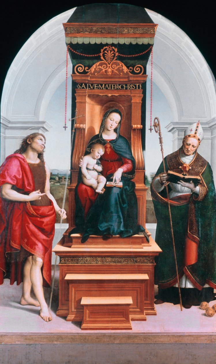 De Ansidei Madonna, 1505 door Raffaello Sanzio Raphael