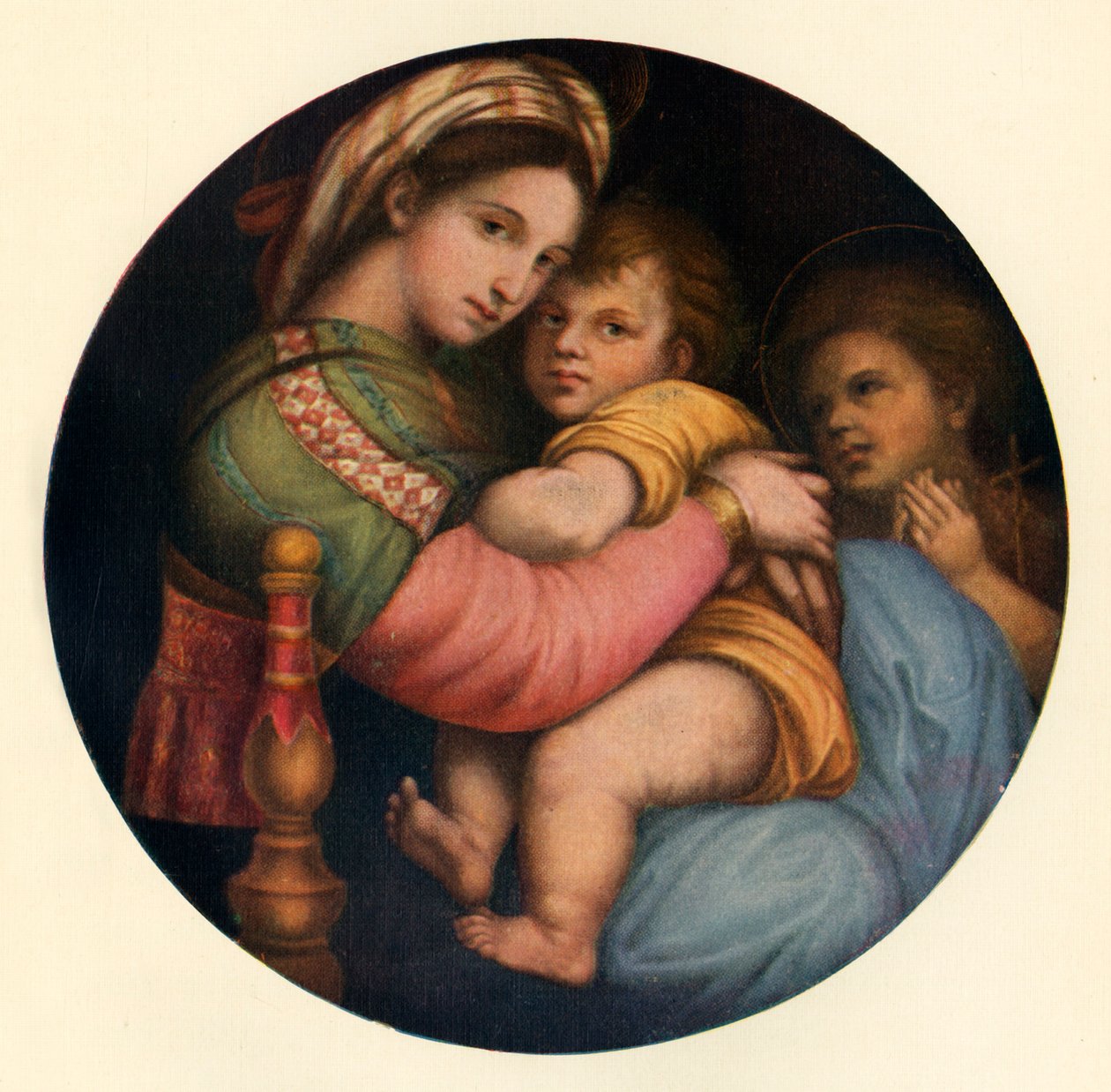 De Madonna Della Sedia door Raffaello Sanzio Raphael