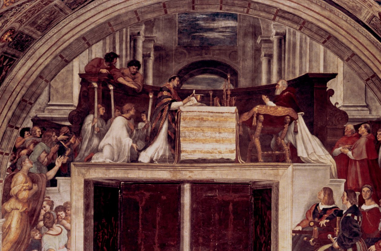 De mis in Bolsena door Raffaello Sanzio Raphael