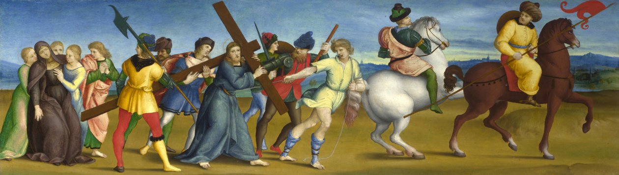 De Processie naar Golgotha door Raffaello Sanzio Raphael