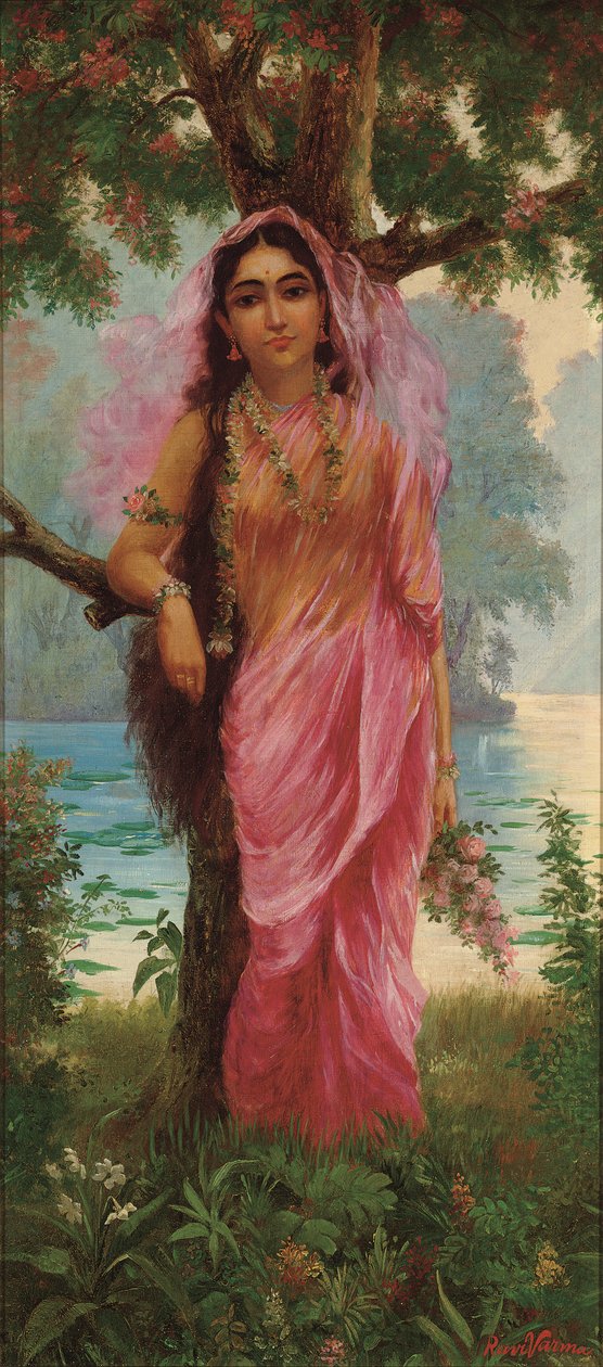 Vasantasena door Raja Ravi Varma