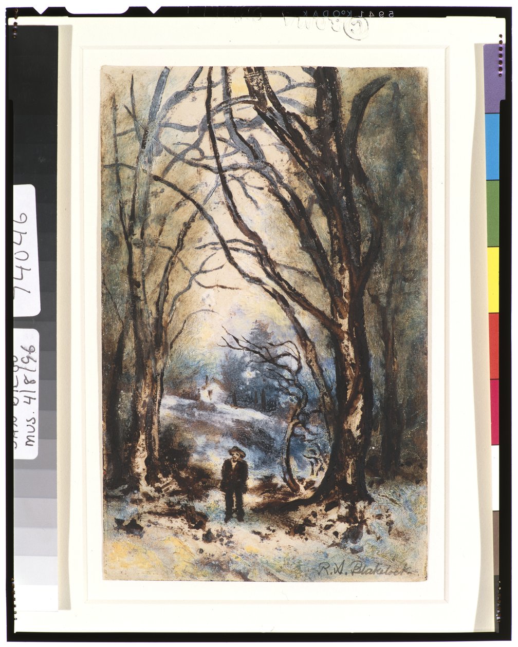Landschap, 1901-15 door Ralph Albert Blakelock