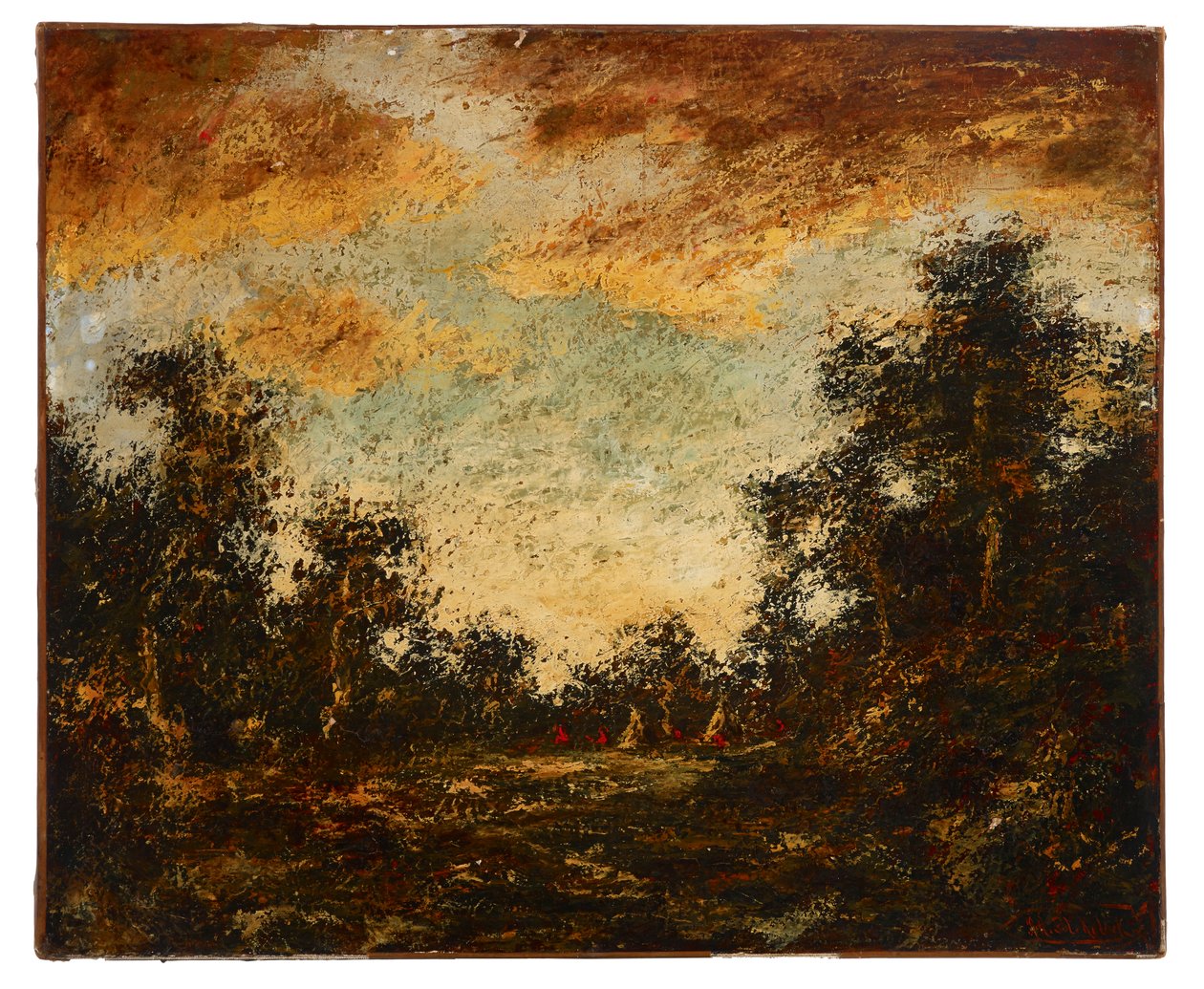 Ochtendlicht door Ralph Albert Blakelock