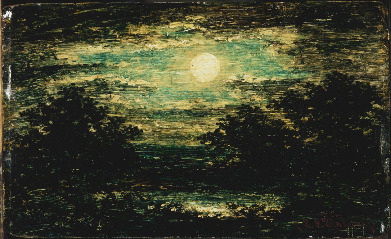 P1476,en door Ralph Albert Blakelock