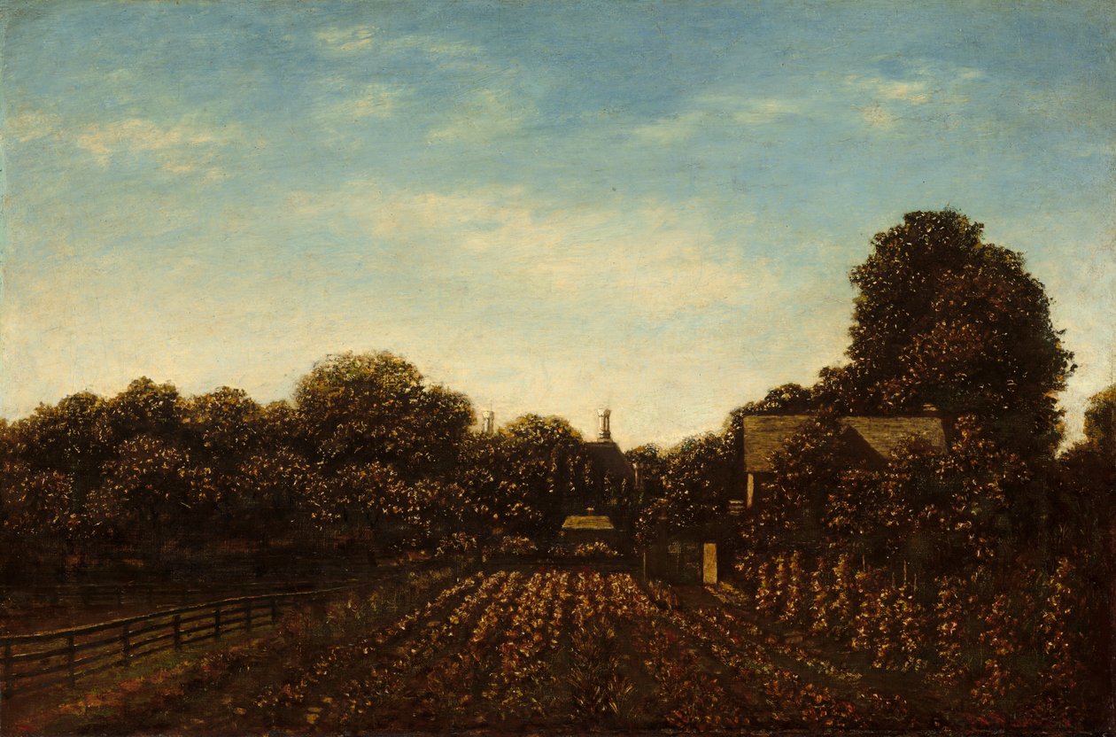 De tuin van de kunstenaar door Ralph Albert Blakelock