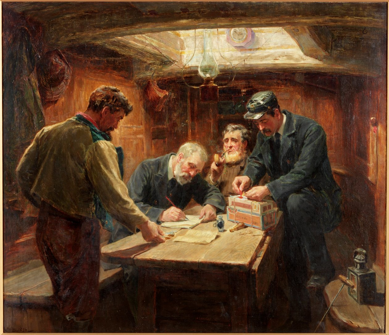 Betaalde Plicht, 1896 door Ralph Hedley