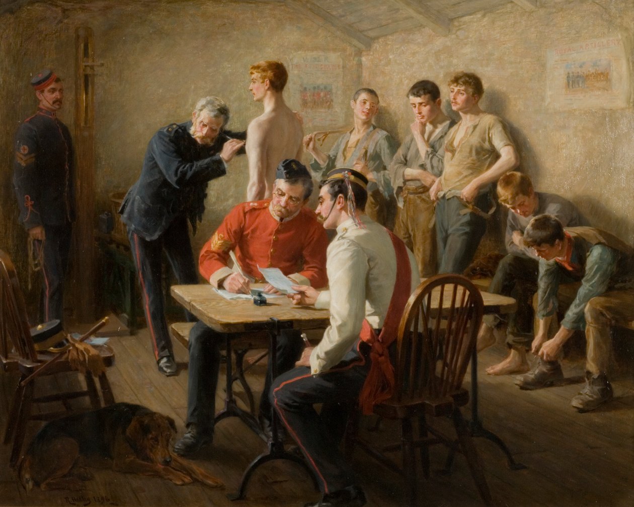 De Dokter Passeren, 1896 door Ralph Hedley