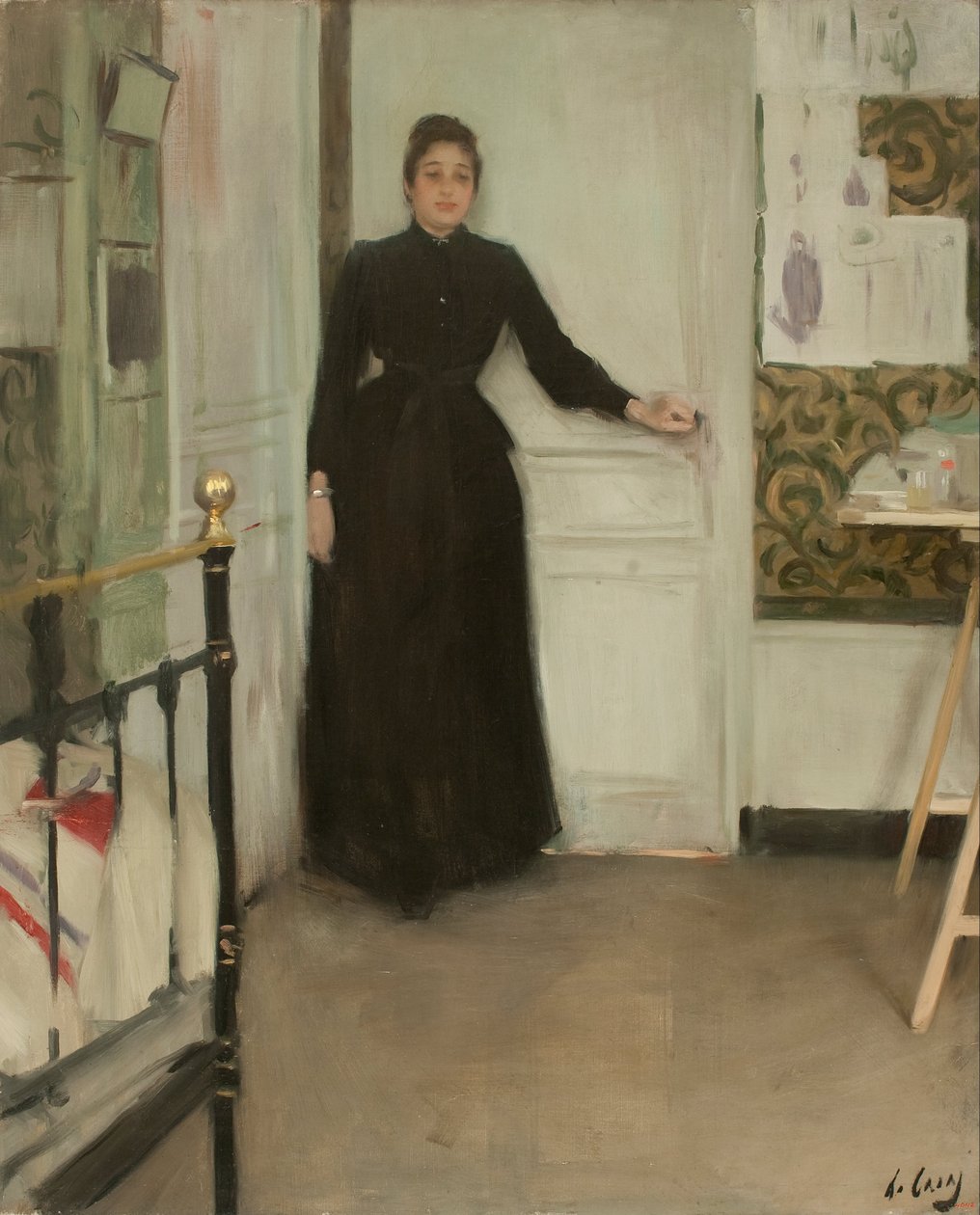 Interieur door Ramon Casas i Carbo