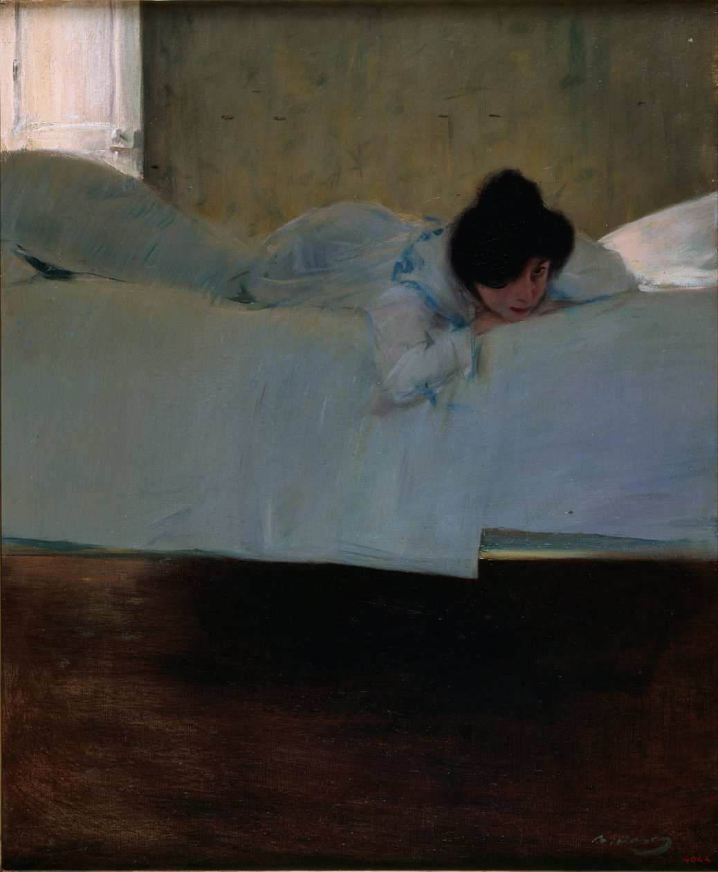 Luiheid door Ramon Casas i Carbo