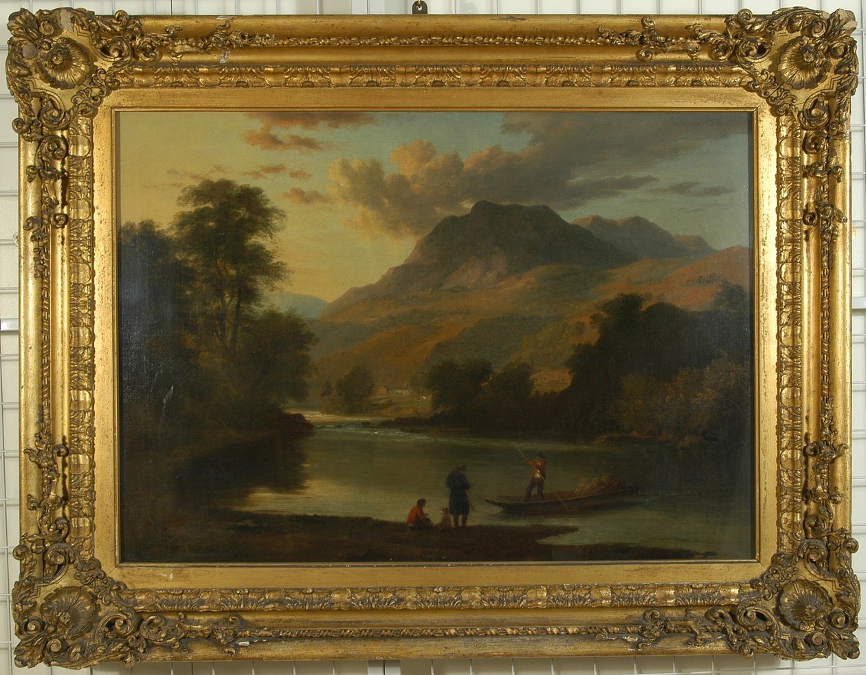 Loughrigg en de Rivier Brathay, c.1807 door Ramsay Richard Reinagle