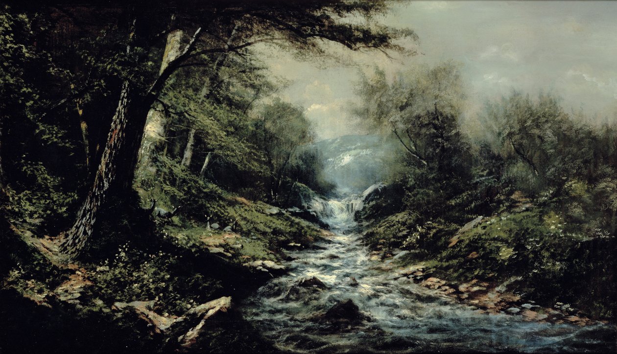 Westers landschap door Ransome Gillette Holdredge