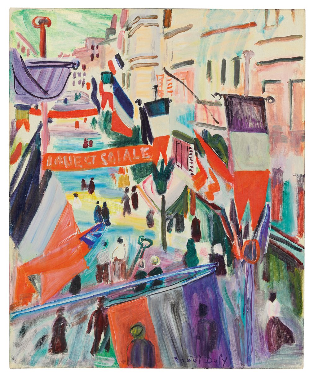 14 juli in Le Havre door Raoul Dufy