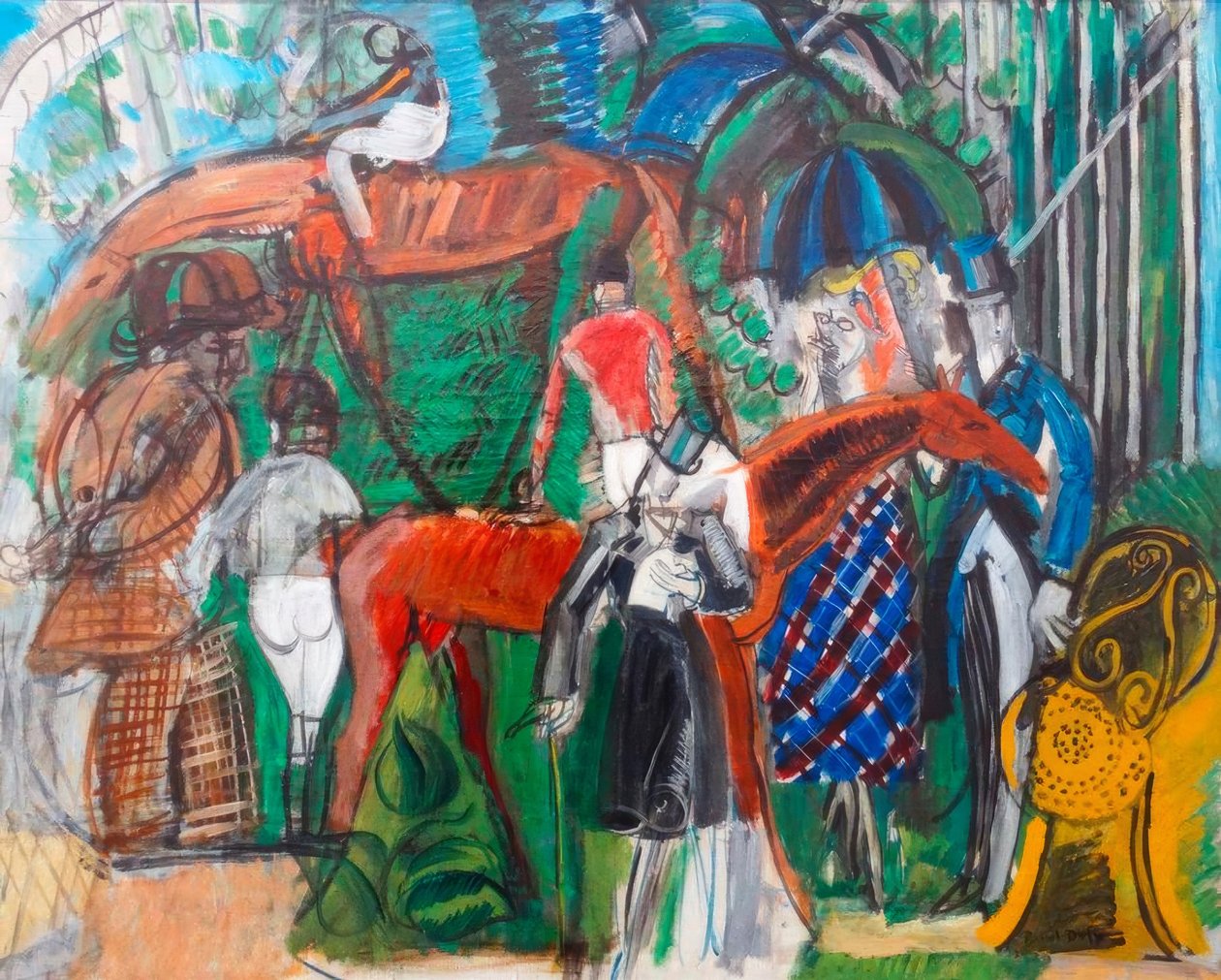 De paddock door Raoul Dufy