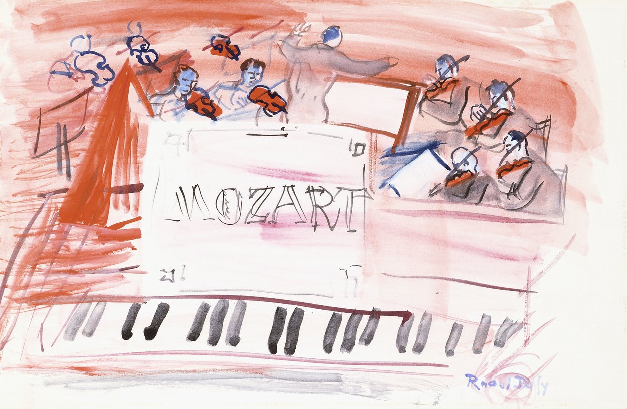 Mozart door Raoul Dufy