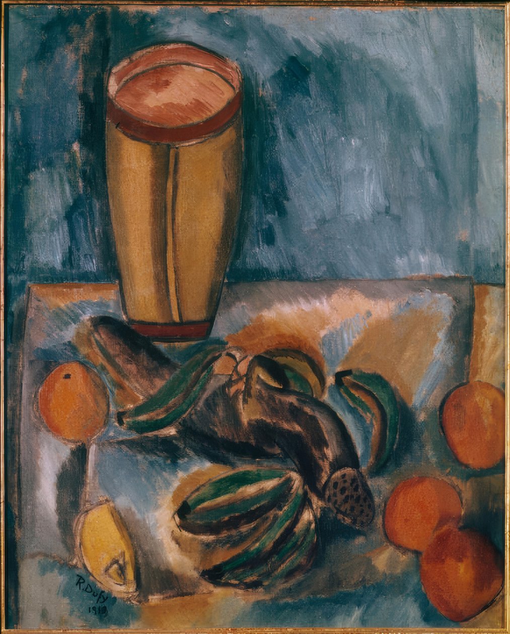Stilleven met bananen door Raoul Dufy
