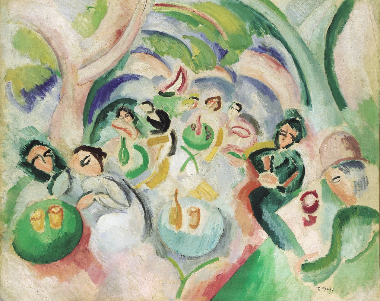 Het aperitief door Raoul Dufy