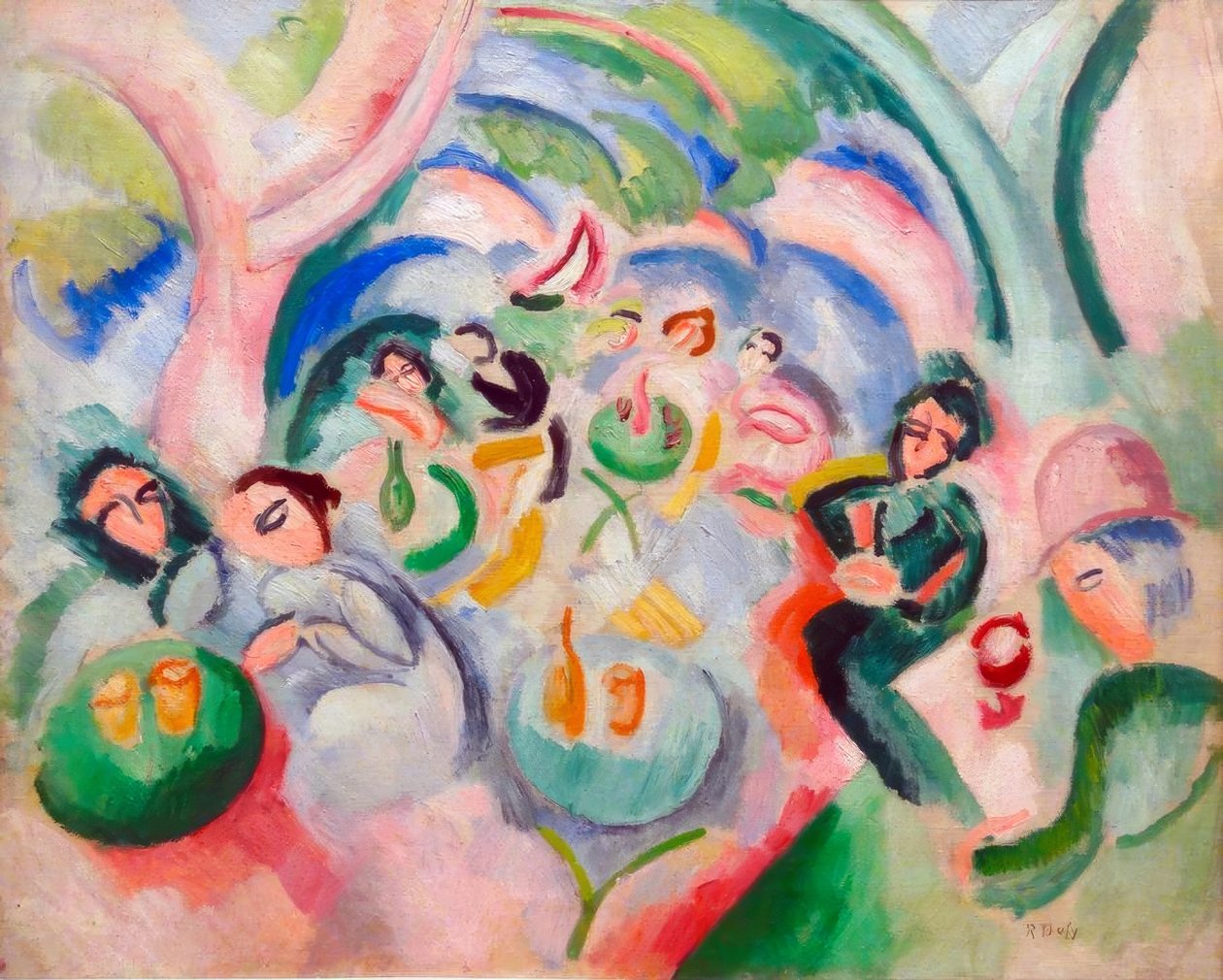 Het aperitief door Raoul Dufy