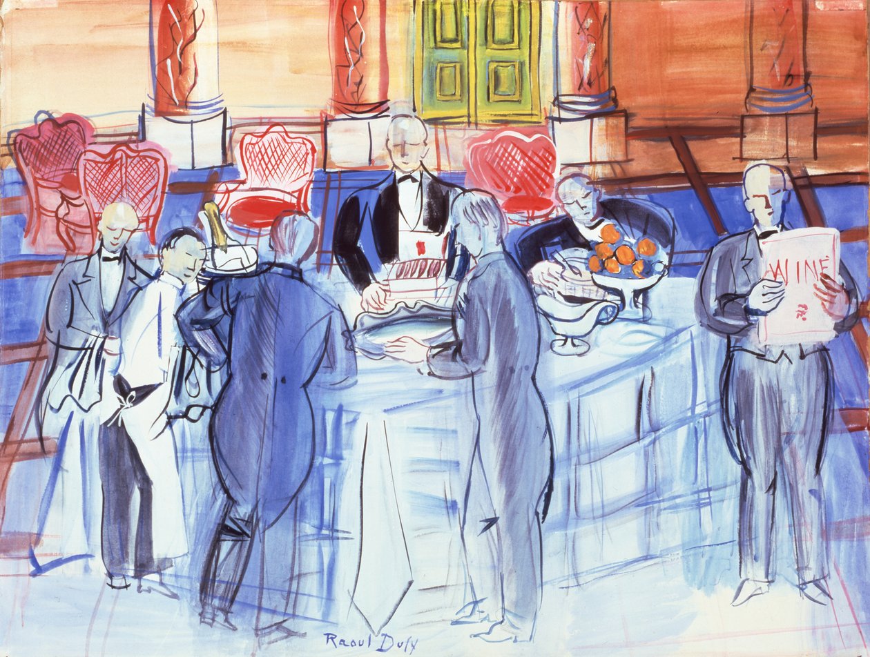 Het buffet door Raoul Dufy