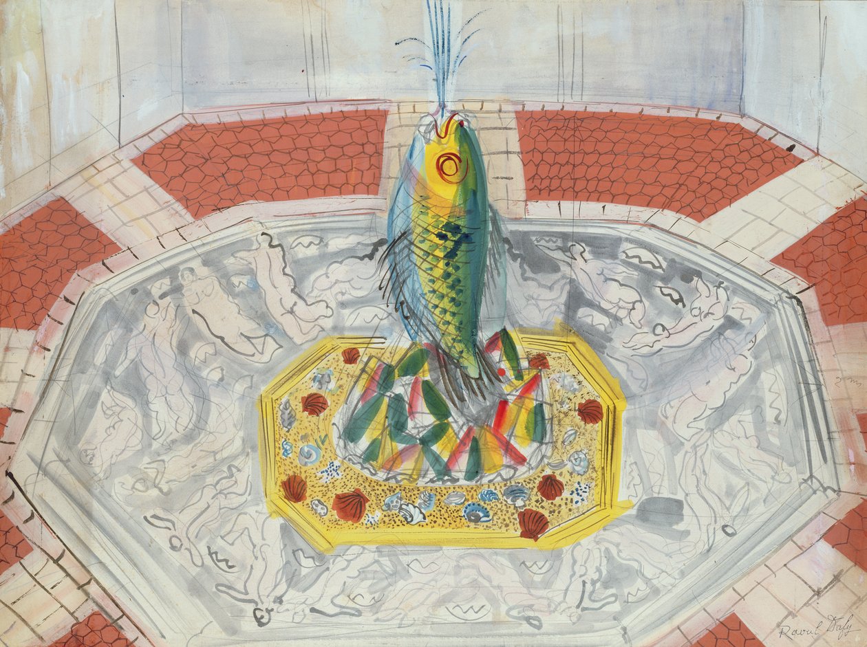 De fontein door Raoul Dufy