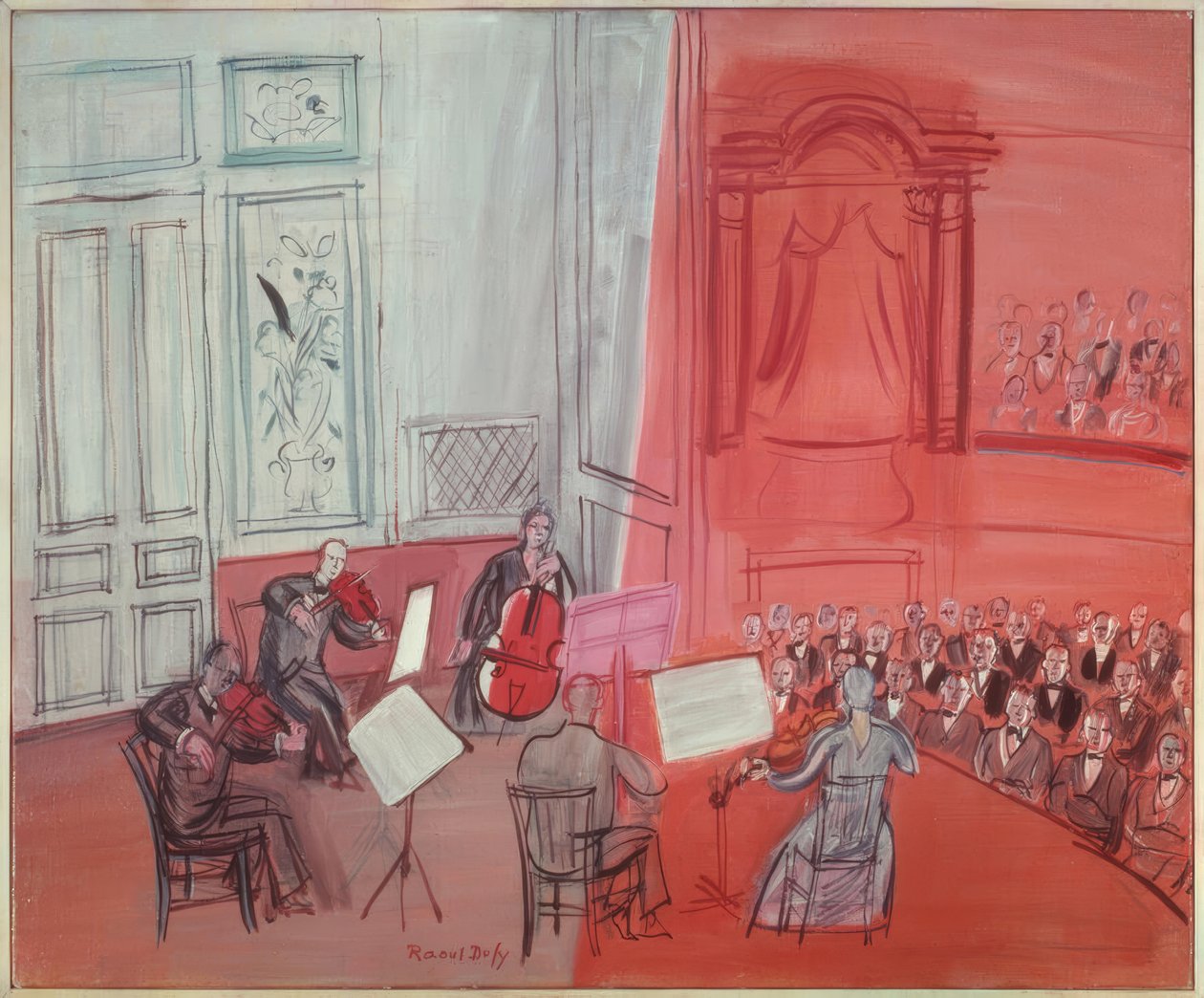 Het Oranjeconcert door Raoul Dufy