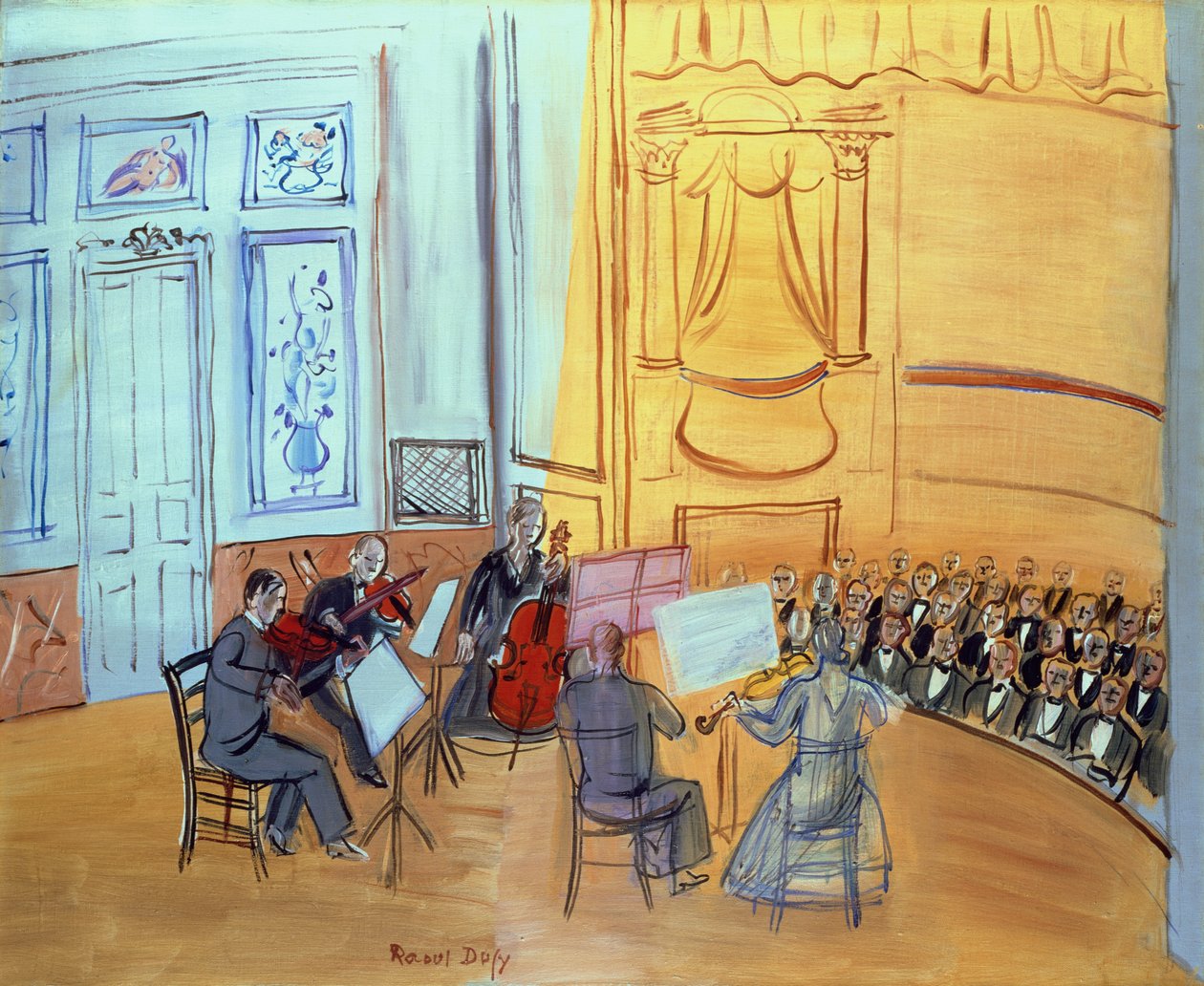 Het orkest door Raoul Dufy