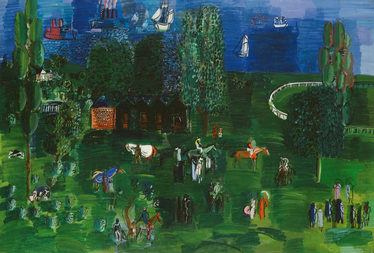 De Paddock; De Paddock door Raoul Dufy
