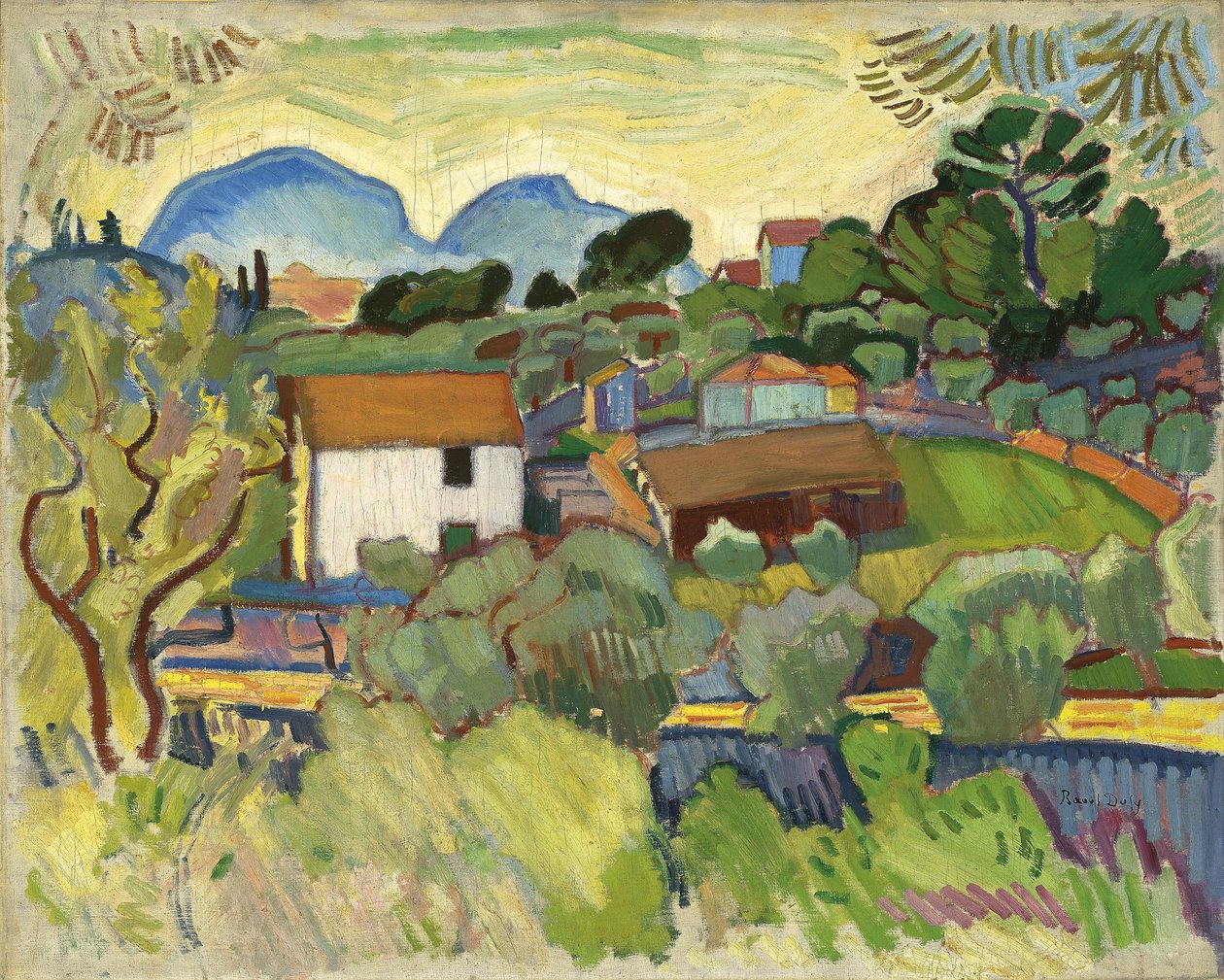 De rivier door Raoul Dufy