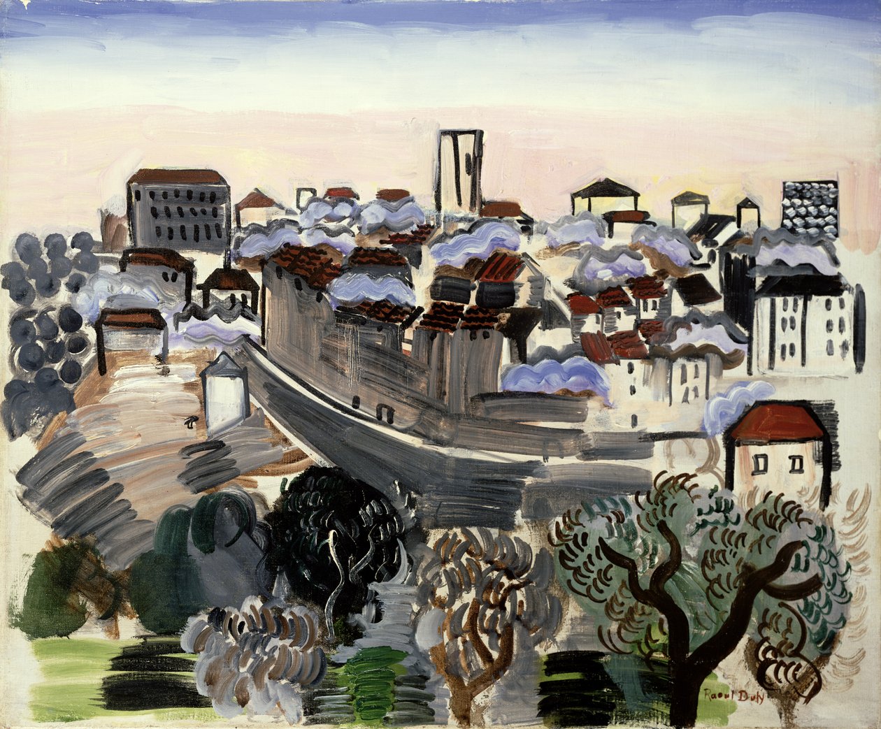 Vence door Raoul Dufy