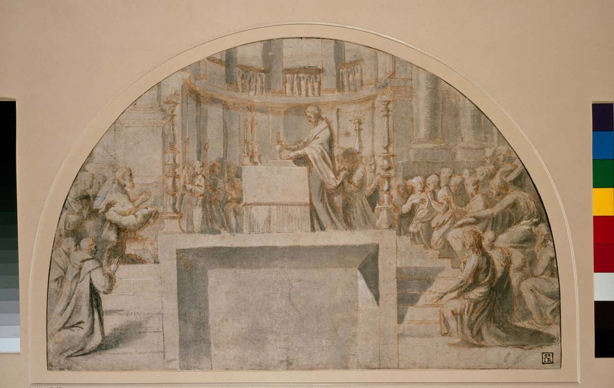 De Wonderbaarlijke Mis in Bolsena door Raffaello Sanzio Raphael