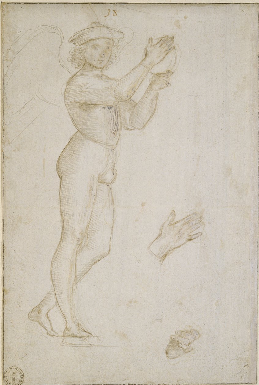 Twee studies door Raffaello Sanzio Raphael