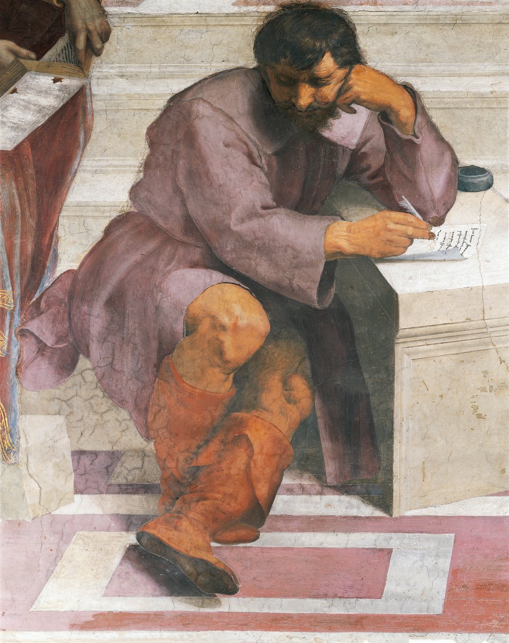 Heraclitus (detail) door Raphael