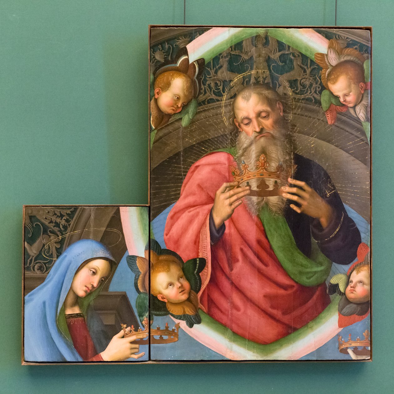De Eeuwige Vader en de Maagd door Raphael (1483 1520)