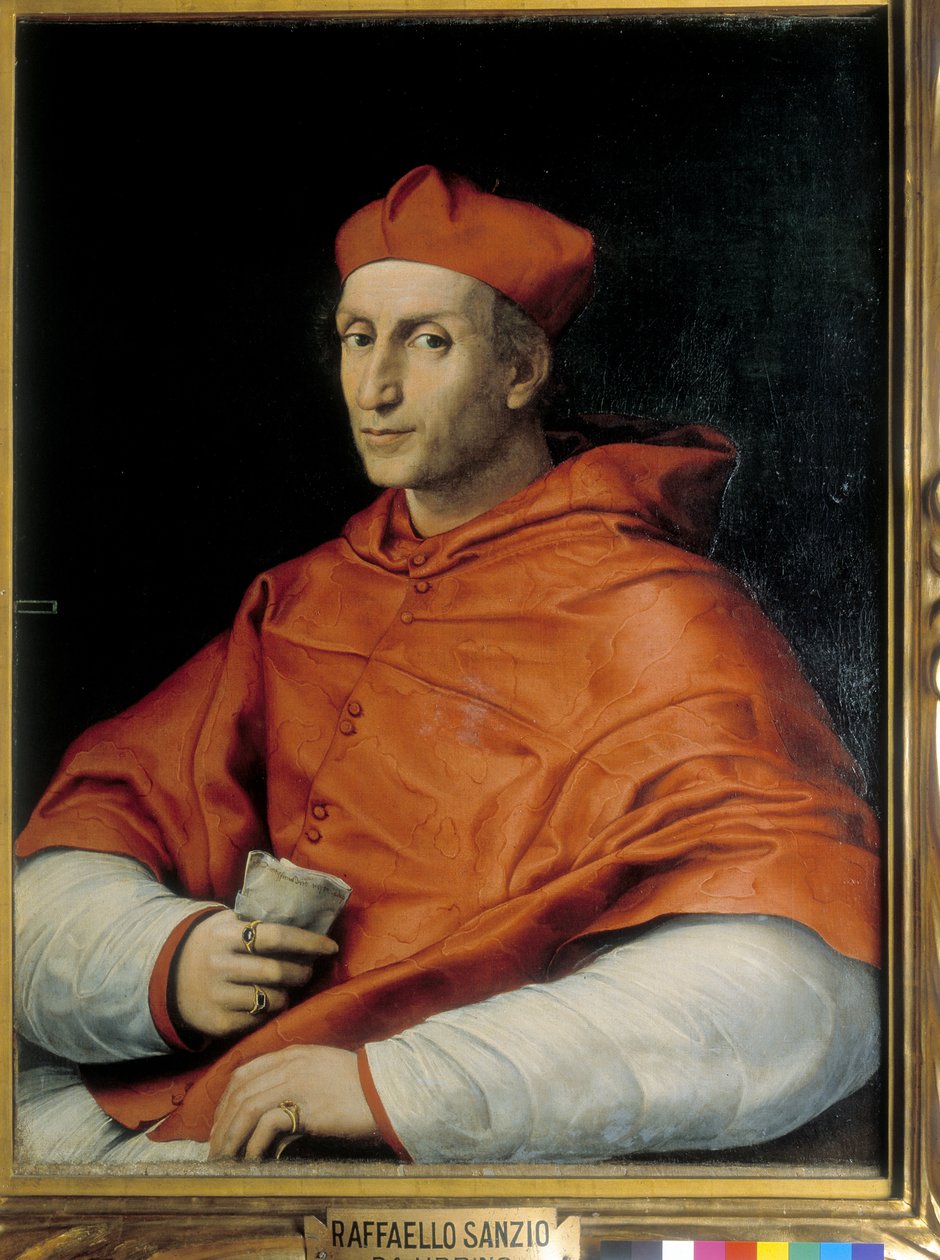 Portret van Kardinaal Bernardo Dovizi da Bibbiena door Raphael
