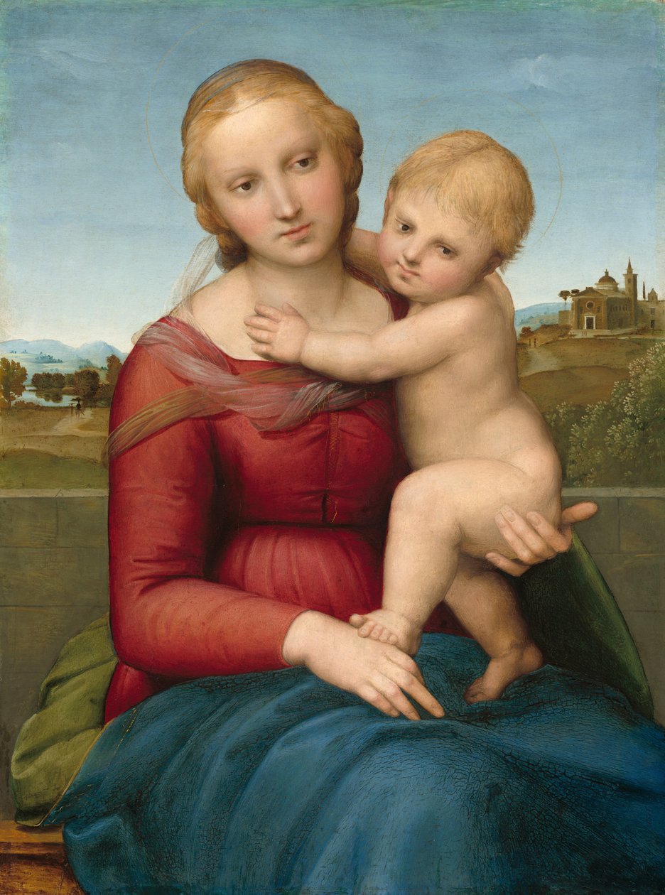 De Kleine Cowper Madonna door Raphael