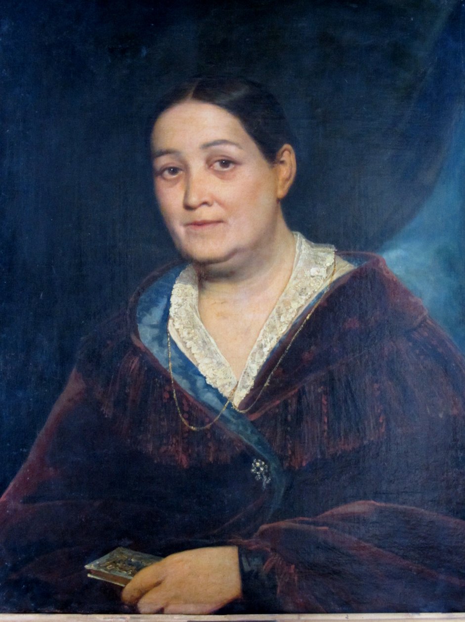 Doña Nicolasa Garmendía y Aguirre de Orrego door Raymond Auguste Quinsac Monvoisin