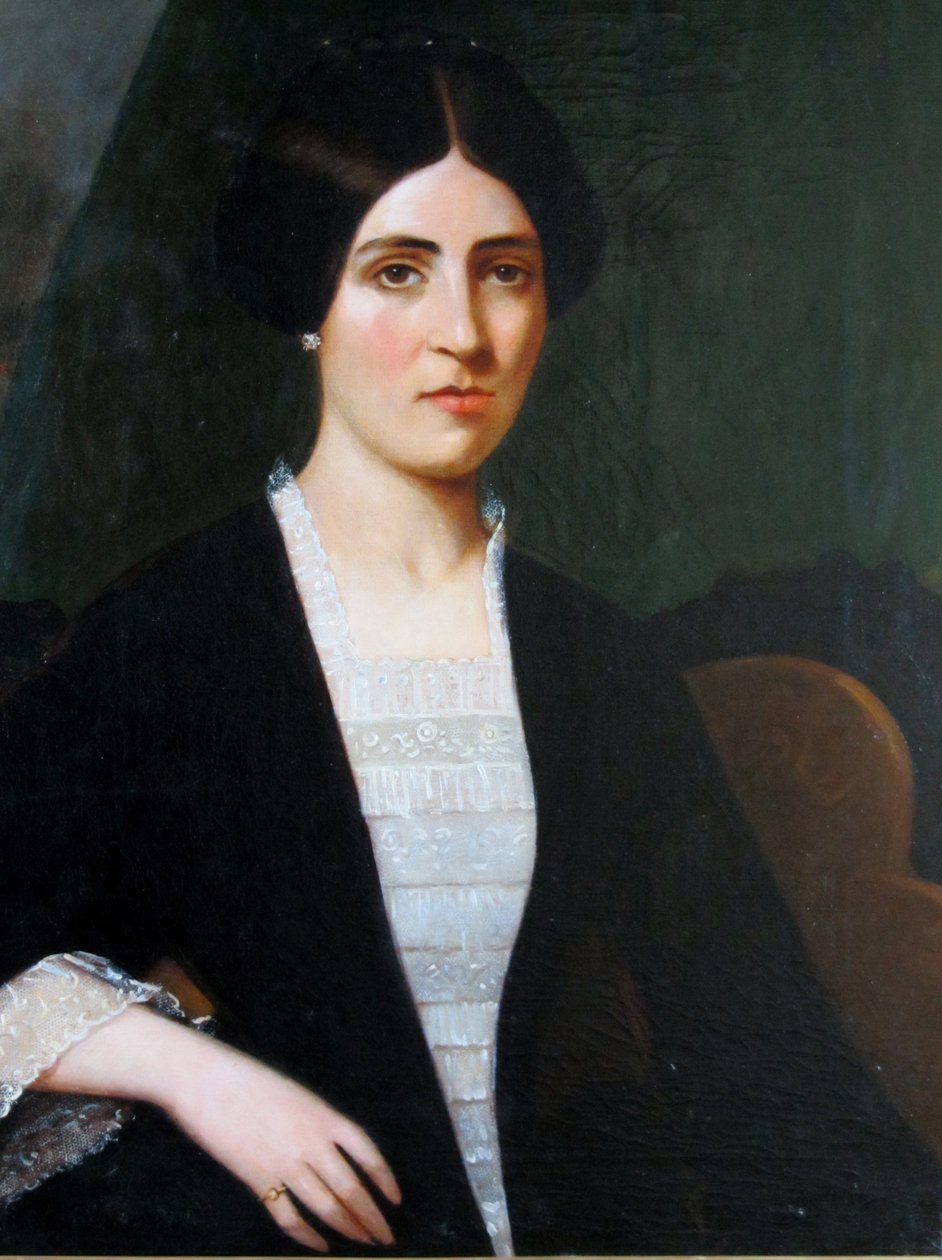 Doña Victoria Squella y Lopetegui door Raymond Auguste Quinsac Monvoisin